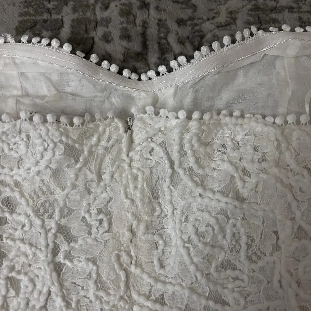 12th Tribe Lilliana Off Shoulder Lace Dress Women’s Size Large - Picture 13 of 15